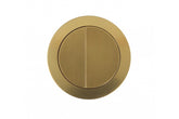 Round Brushed Brass Flush Button